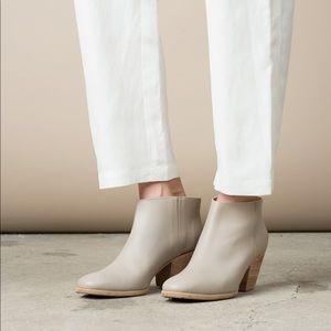 Rachel Comey Mars Boot, textured/woven/braided detail. Taupe color size 8